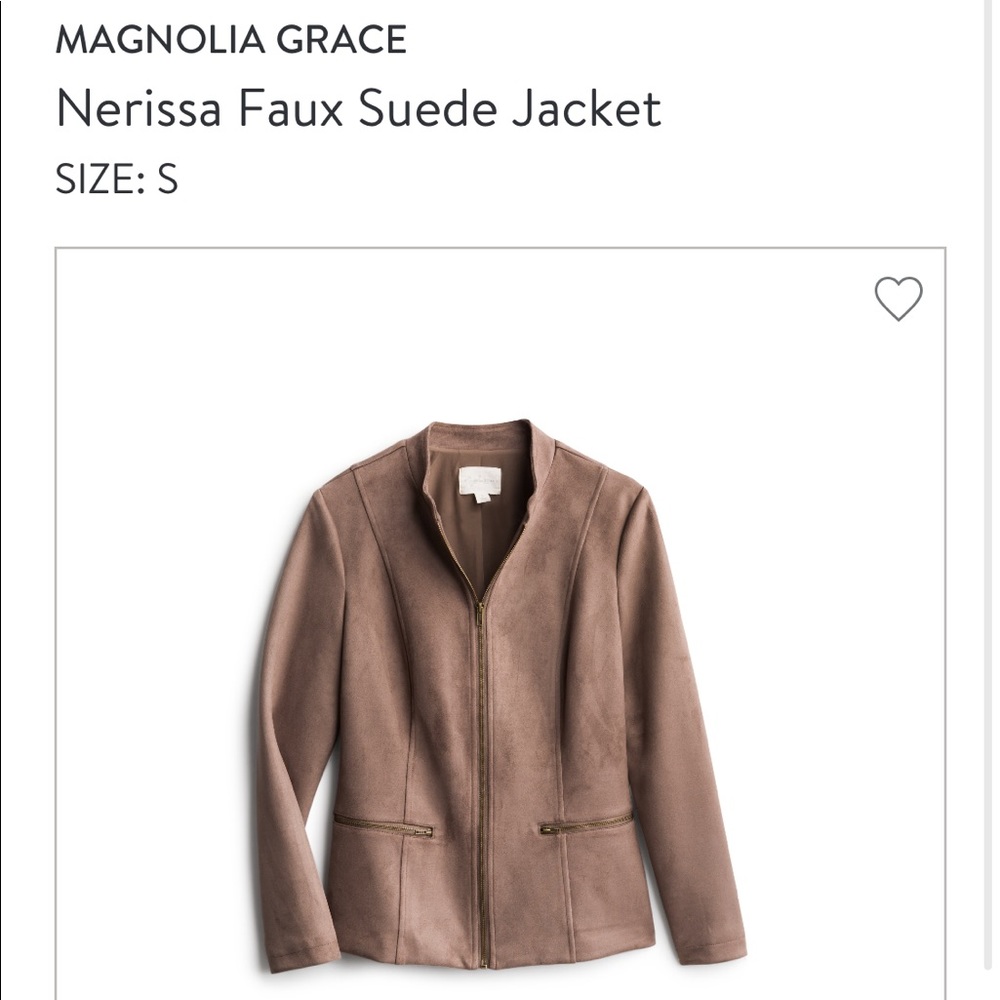 Like New Faux Suede Jacket